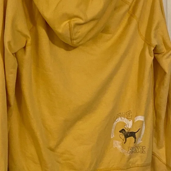 🩷🛍️New PINK Vintage Yellow Pullover Hoodie💛 - Picture 9 of 11